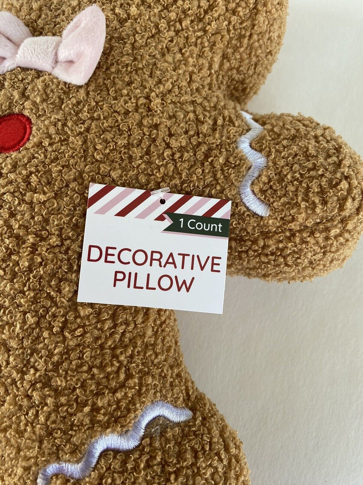 Adorable Cojín Decorativo Hombre de Jengibre Navidad 2024 Bullseye Playground Target