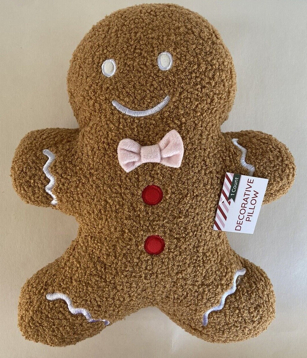 Adorable Cojín Decorativo Hombre de Jengibre Navidad 2024 Bullseye Playground Target