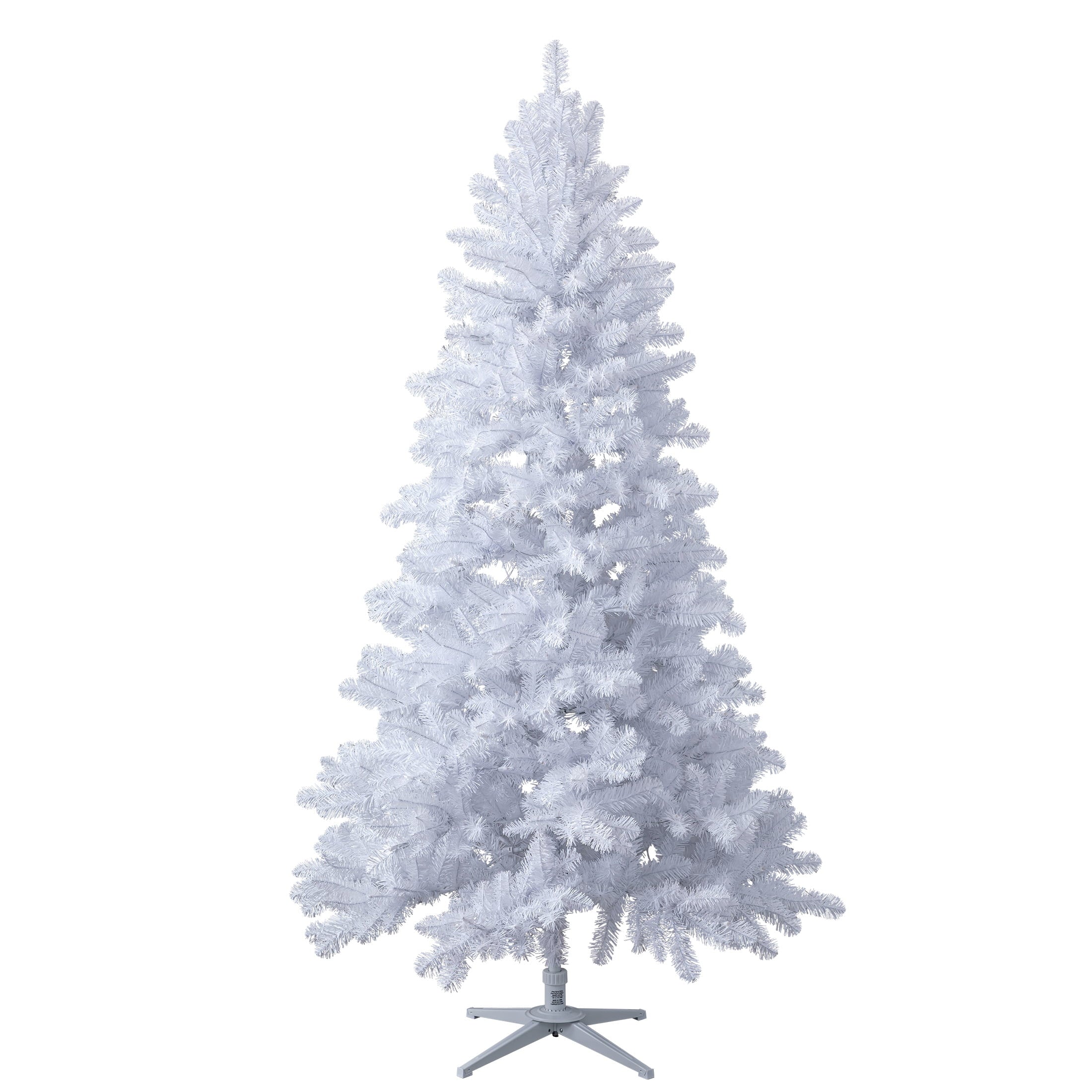 Árbol Artificial Blanco Duncan Fir 213 cm Preiluminado LED Cambiantes