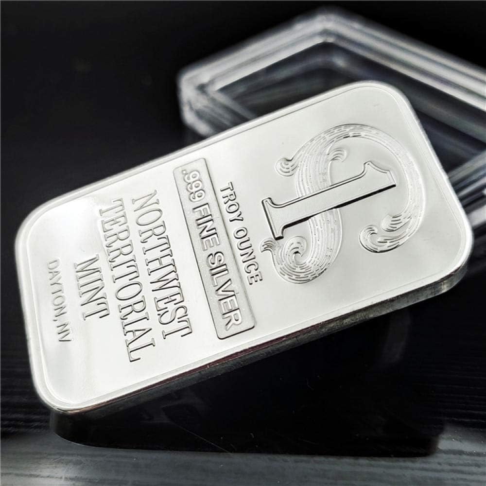 Barra de Plata Fina Conmemorativa 1 Onza Troy .999 Réplica NTM Dayton NV