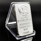 Barra de Plata Fina Conmemorativa 1 Onza Troy .999 Réplica NTM Dayton NV