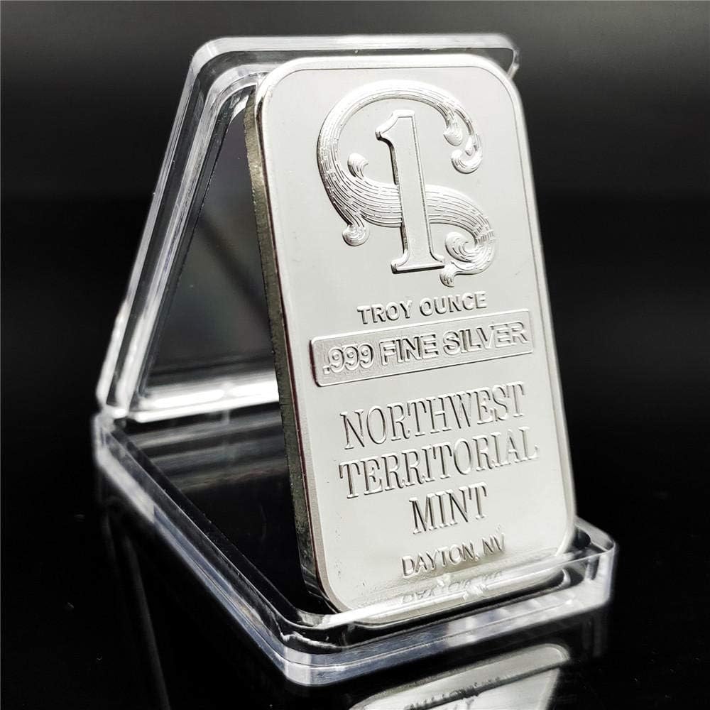 Barra de Plata Fina Conmemorativa 1 Onza Troy .999 Réplica NTM Dayton NV
