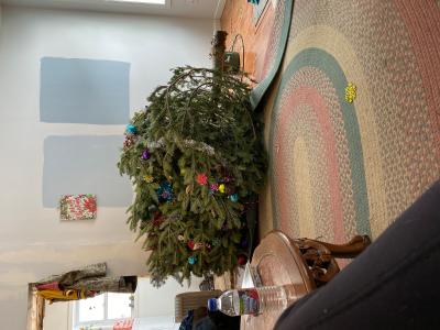 Soporte de Metal Resistente para Árbol de Navidad de 10 Pulgadas y 3.35 Metros