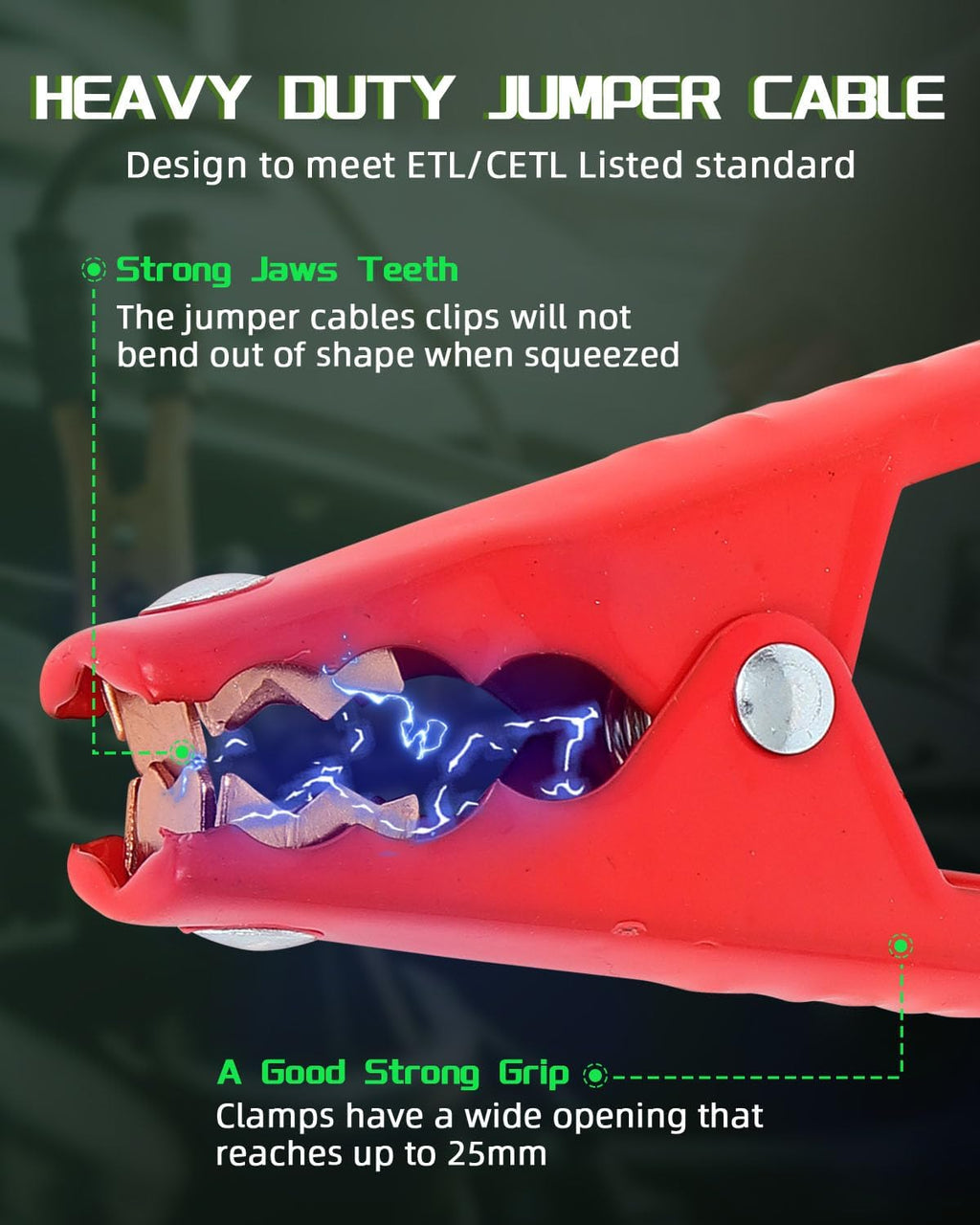 Cables de arranque de coche 10 calibres 3,6 metros SCITOO