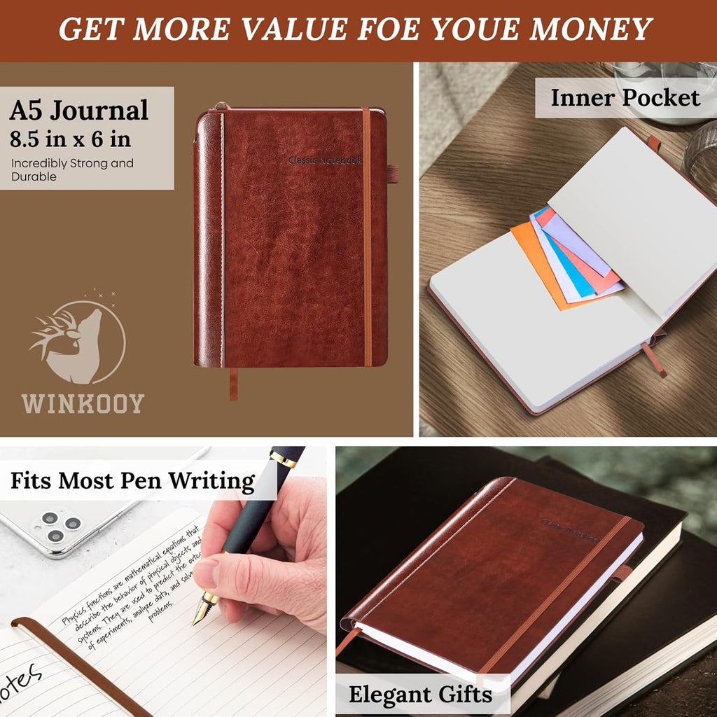 Cuaderno de tapa dura para mujeres y hombres