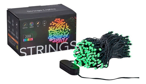 Vivvi App Based Indoor/outdoor String Lights, 66 Ft 200 Leds