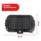 Parrilla Eléctrica Alta Durabilidad Temperatura Ajustable