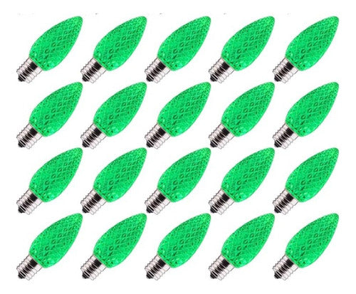 Paquete De 50 Bombillas Repuesto Para Navidad Luces Led C9