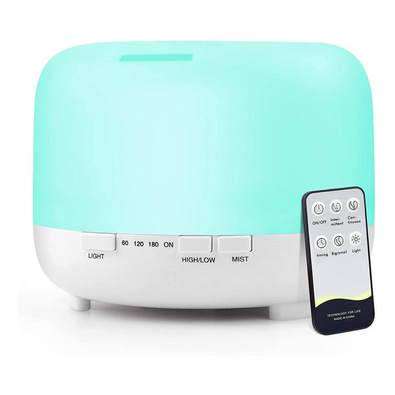 Humidificador Difusor De Aceites C/ Control Aromaterapia