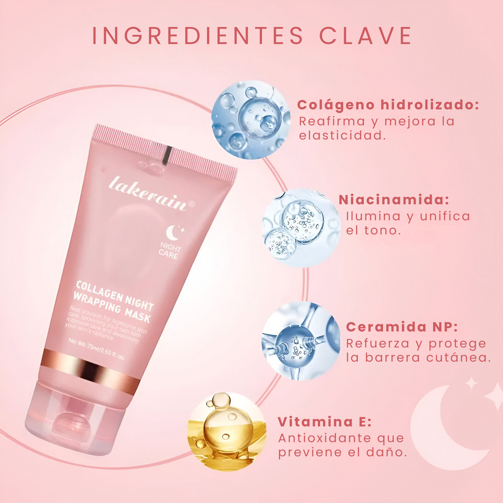 Máscara de colágeno