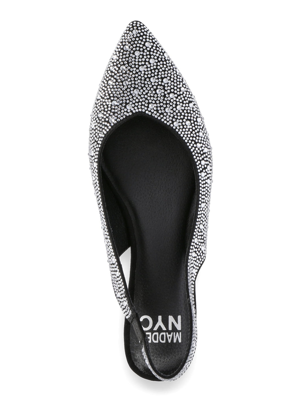 Zapatos de Mujer Madden NYC con Punta de Almendra y Corchetes de Espaldas con Cristales Falsos