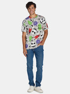 Camiseta de Hombre Disney La Navidad de Pesadilla Grafica