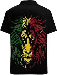 Camisetas gráficas para hombres con cabeza de león