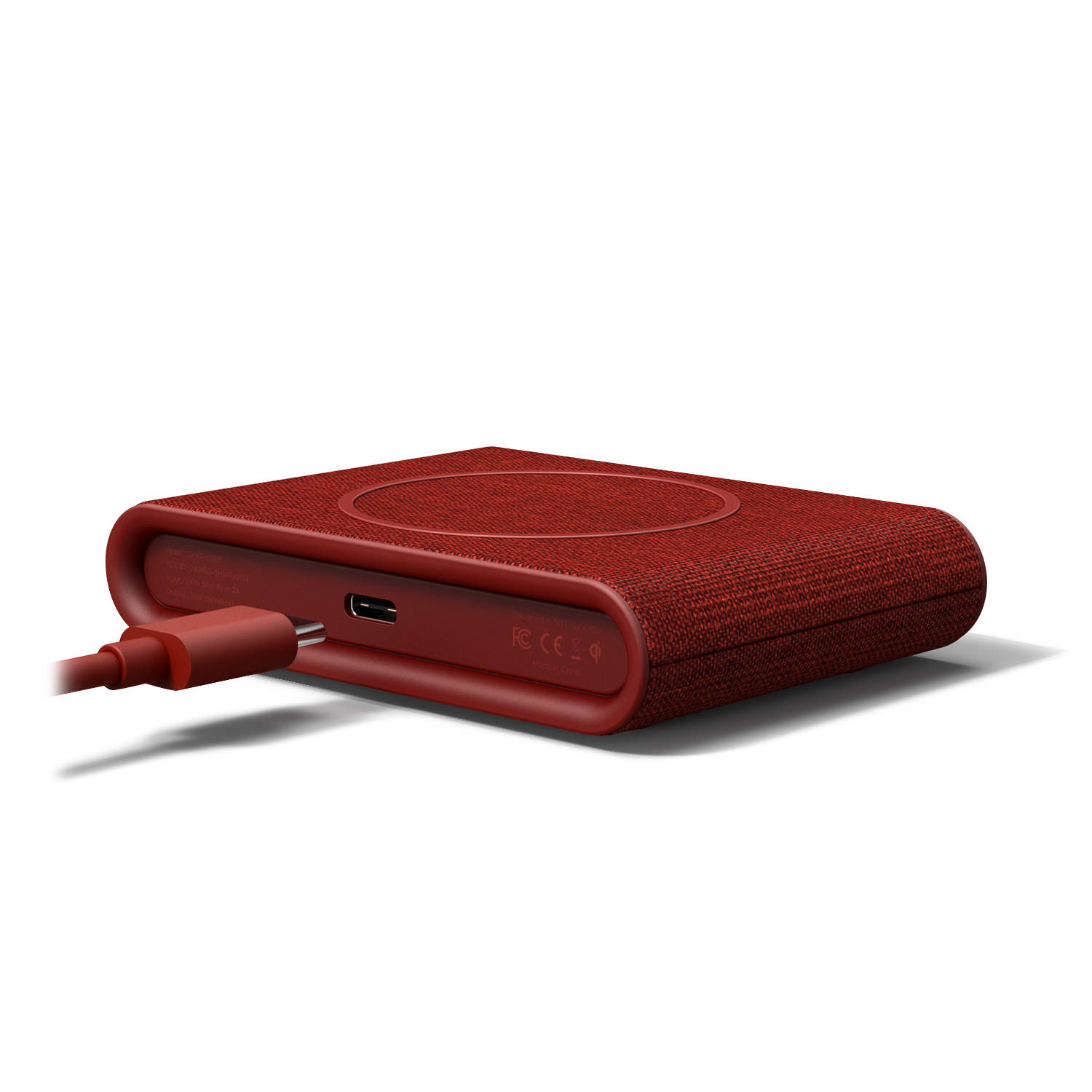 Cargador Inalámbrico iON Mini Rojo