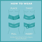 Cinta Pump Strap Manos Libres Ajustable, Teal o Negro