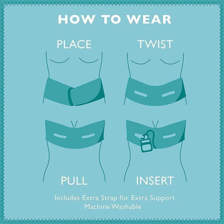 Cinta Pump Strap Manos Libres Ajustable, Teal o Negro