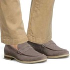 Zapatos de Hombre de Cuero Suede Gris Talla 11