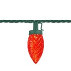 Luces LED C9 Multicolor Facetadas 100 Unidades Decoración Vibrante Interior Exterior