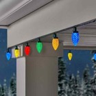 Luces LED C9 Multicolor Facetadas 100 Unidades Decoración Vibrante Interior Exterior