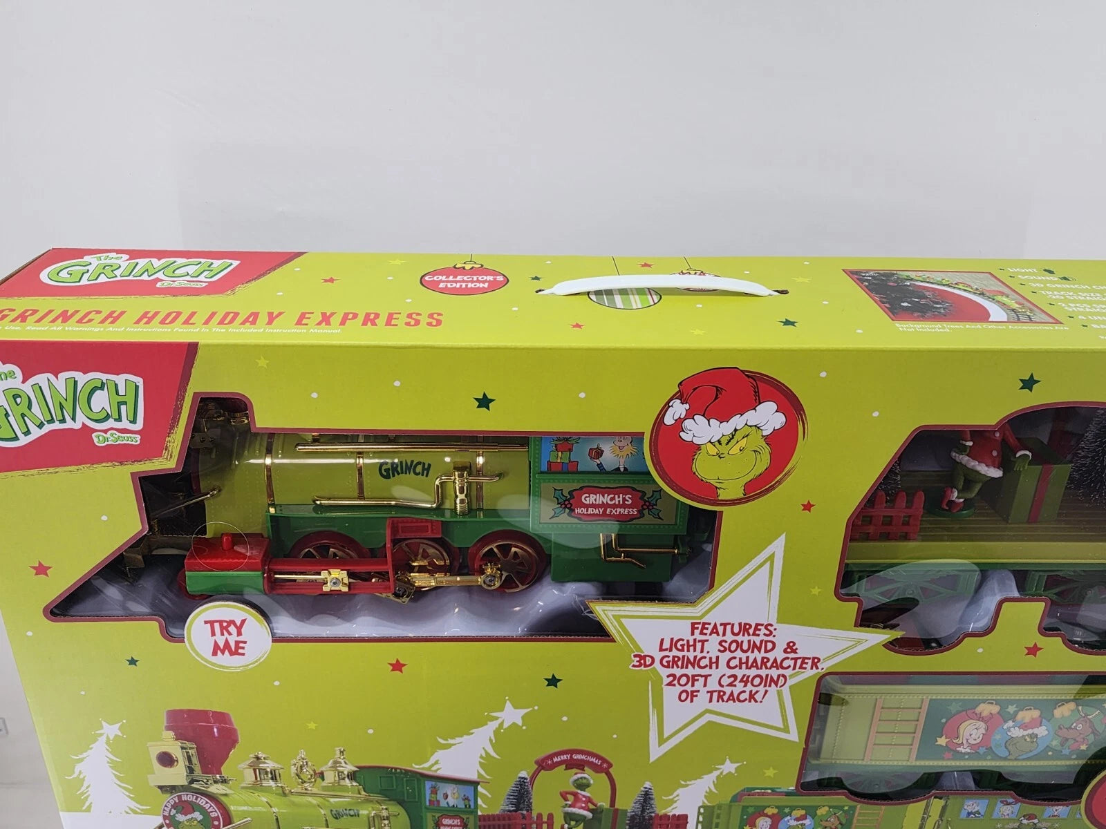 Set de tren navideño Dr. Seuss Grinch Express 36 piezas