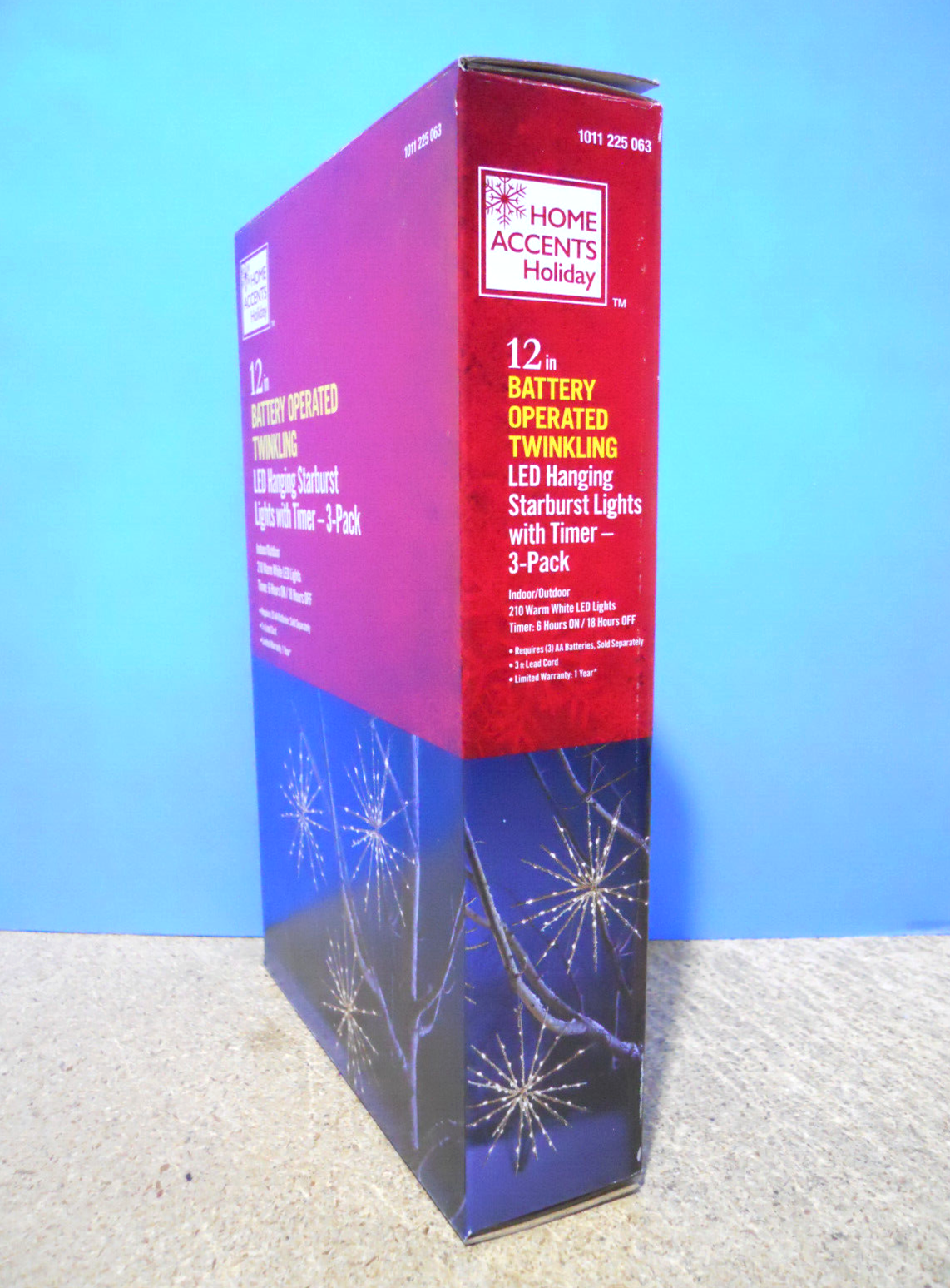 Luces LED Colgantes Centelleantes con Batería de 30 cm con Temporizador (Paquete de 3)