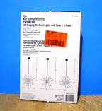 Luces LED Colgantes Centelleantes con Batería de 30 cm con Temporizador (Paquete de 3)