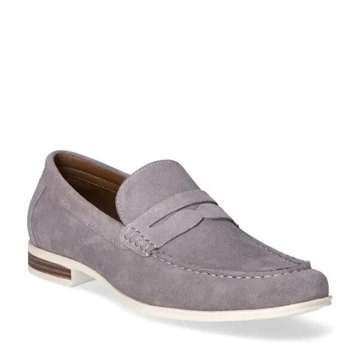 Zapatos de Hombre de Cuero Suede Gris Talla 11