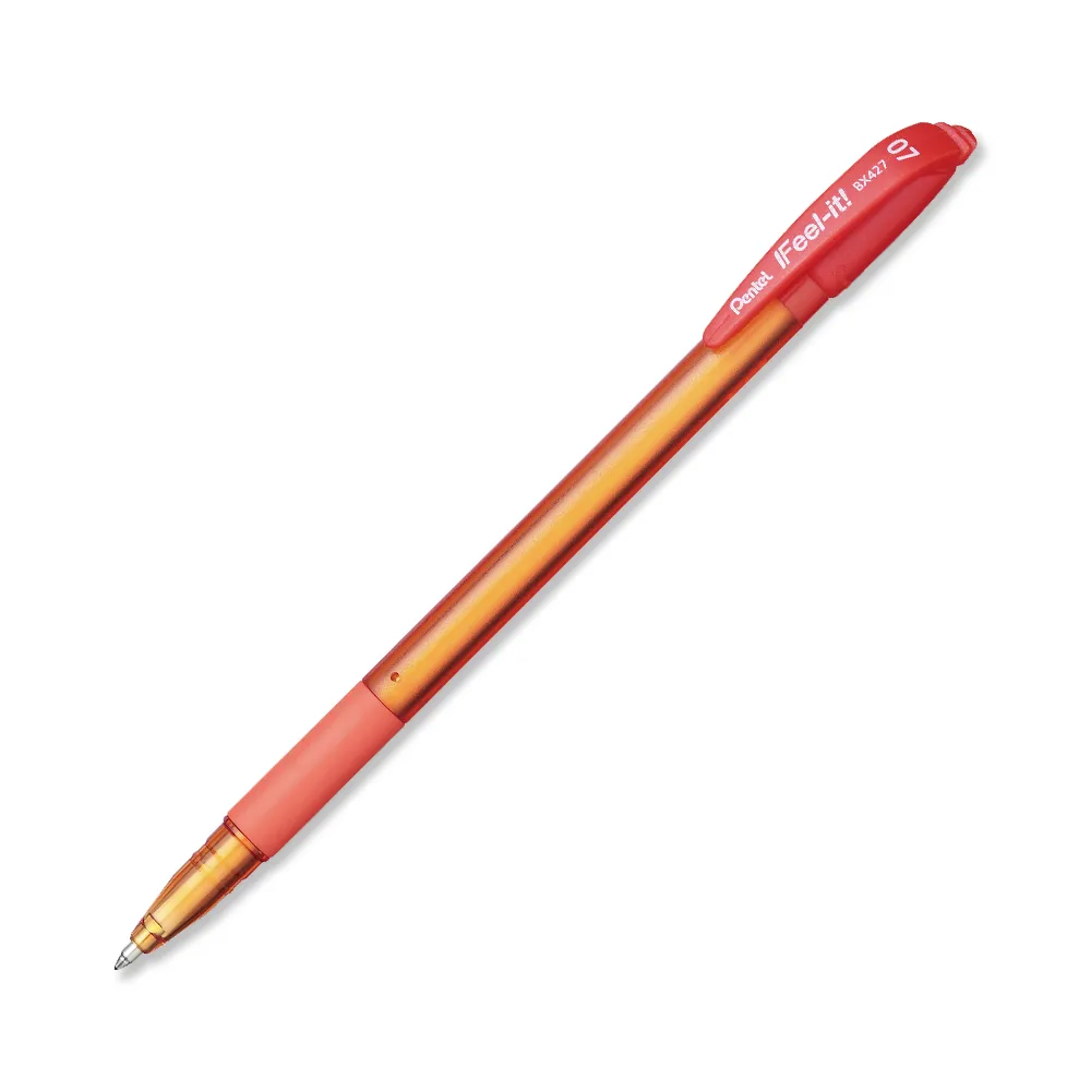 BOLIGRAFO PENTEL FEEL-IT P/FINA NARANJA BX427-F
