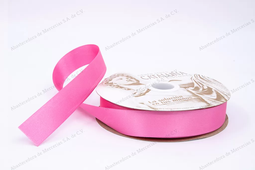 LISTON CATALUÑA SATINADO 151/5 HOT PINK ROLLO C/50 MTS