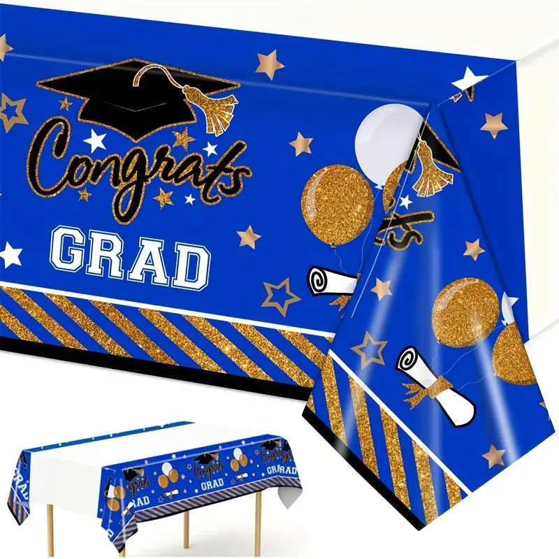 MANTEL DE PLASTICO GRADUACION 1 PZA NO.002
