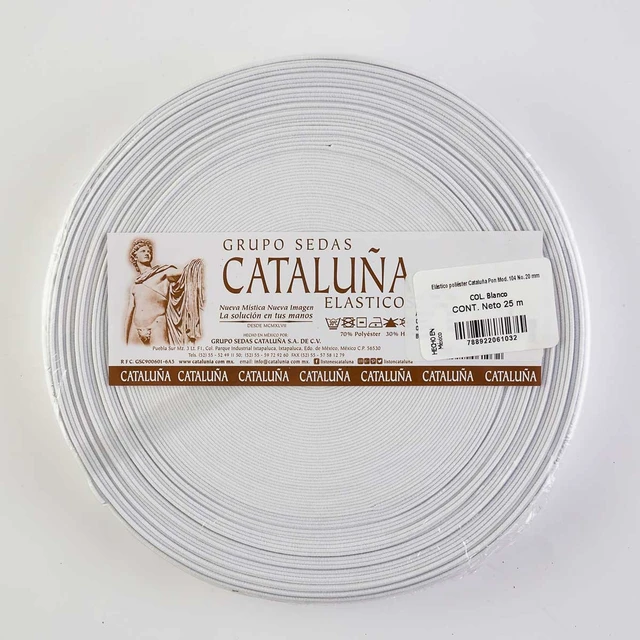 ELASTICO REFORZADO BLANCO 104/020 METRO