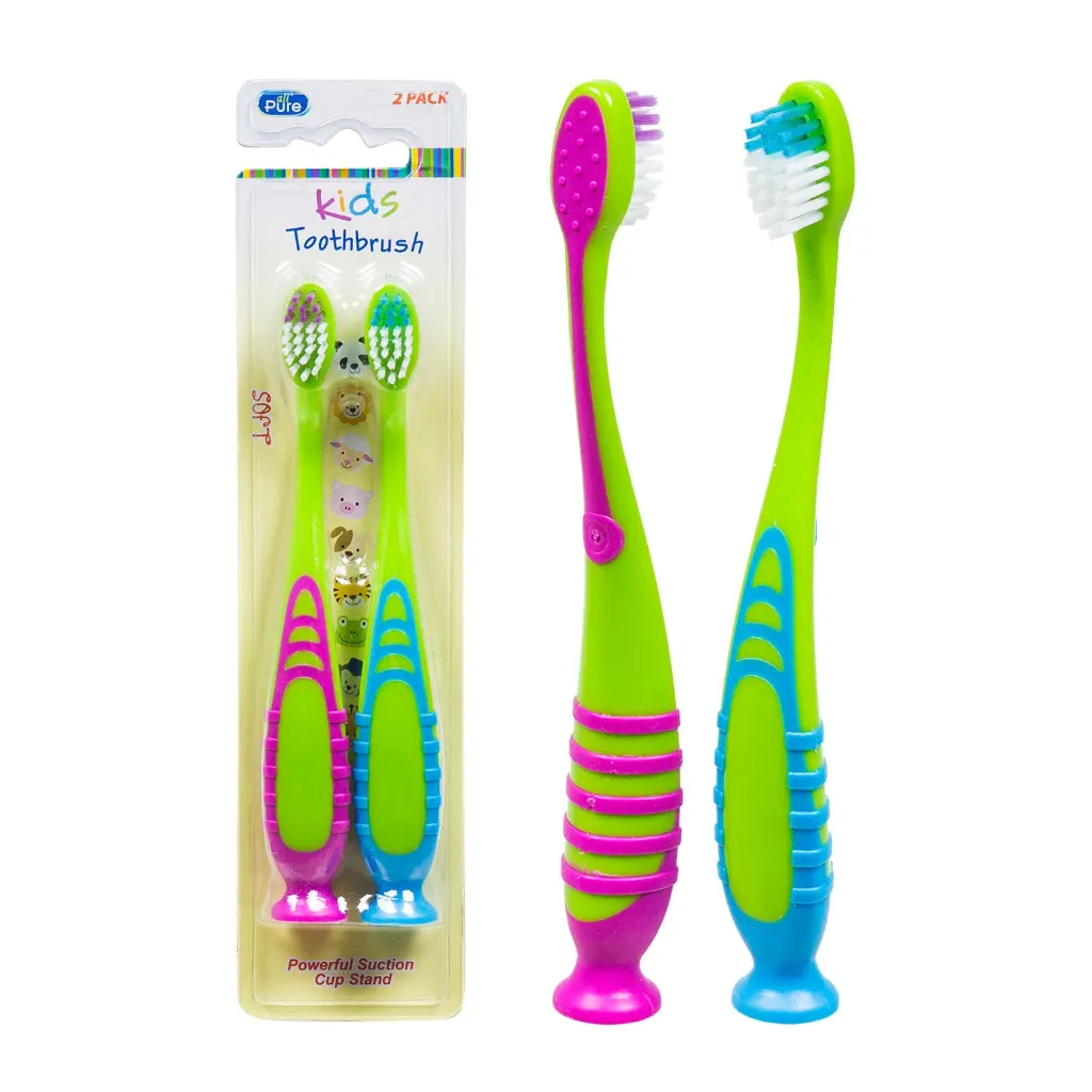 CEPILLOS DE DIENTES PARA NIÑOS 2 PZA 17744
