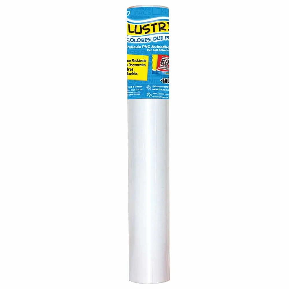 [7502005160510] CONTAC ROLLO 20X45CM. TRANSP. LUSTRIN IKW