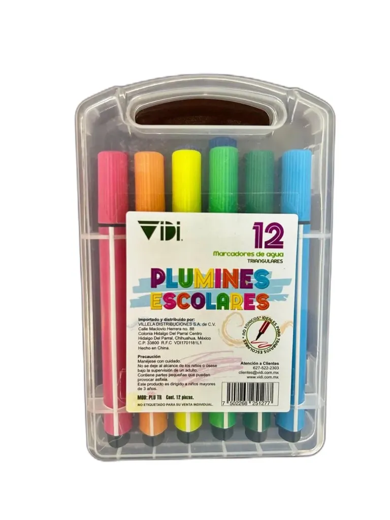 PLUMIN ESCOLAR TRIANGULAR PLU TR VIDI