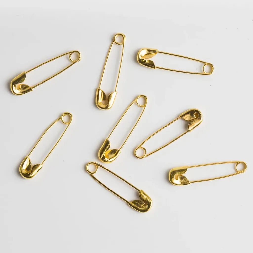 ALFILER DE SEGURIDAD DORADO DE HIERRO No.3/0 C/24 PZ