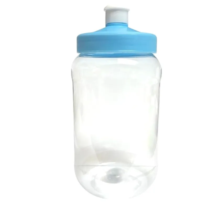 TARRO 500ML NATURAL TAPA CHUPON AZUL PASTEL