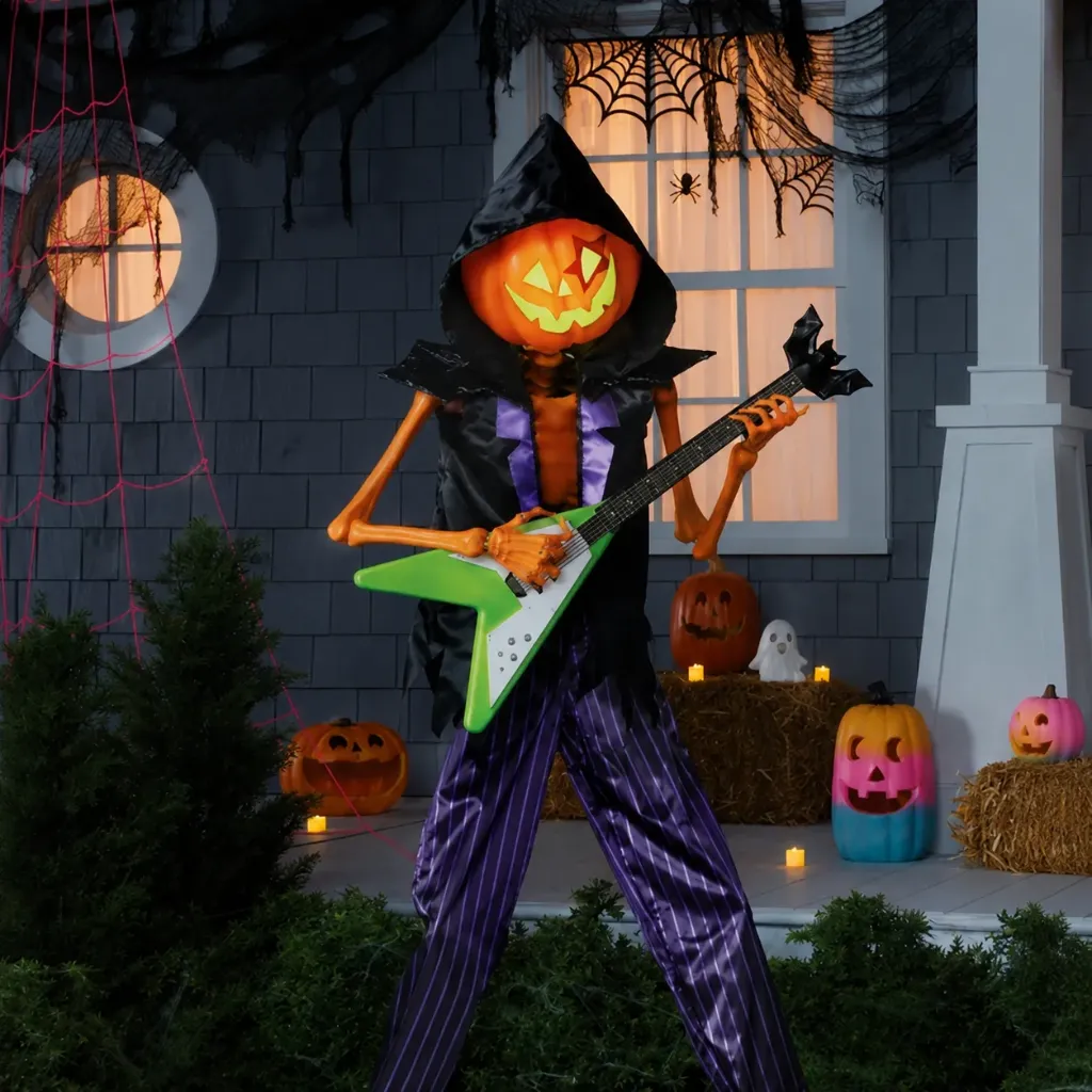 [820290002740] DECORACION HALLOWEEN SINGING SKELETON 1.65 MTS 240-43-0436