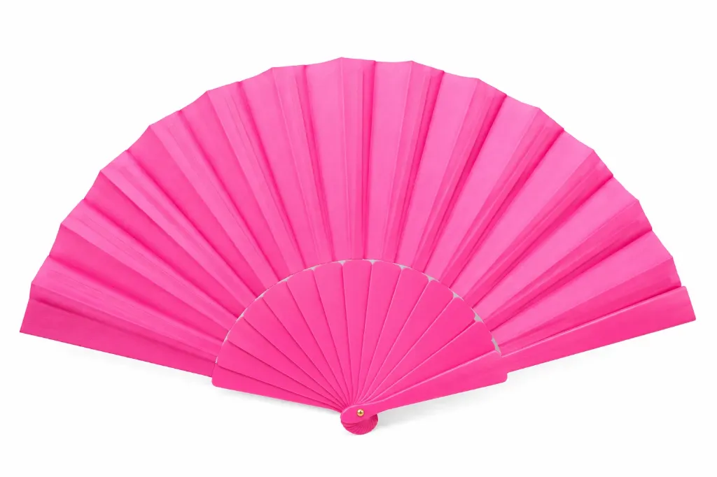 ABANICO 23 CM ROSA 7100007N
