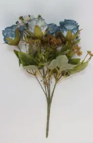 FLOR DE RAMO AZUL MT-1857