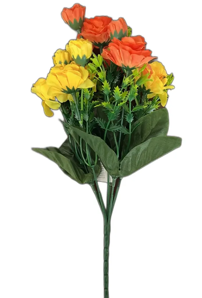 FLOR DE RAMO NARANJA/AMARILLO MT-1306