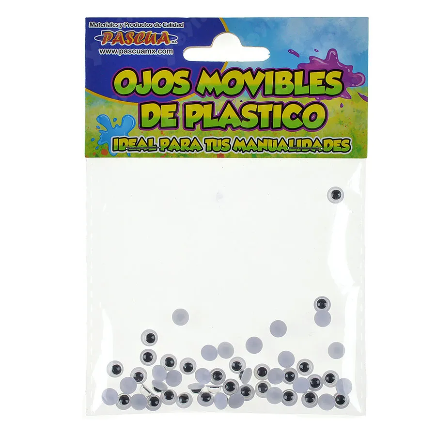 OJITOS MOVIBLES 06MM. PASCUA BOL.C/50PZ