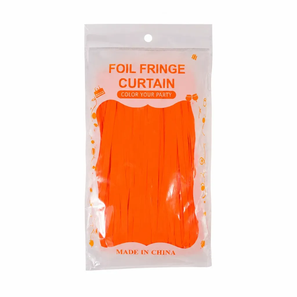 CORTINA NEON NARANJA