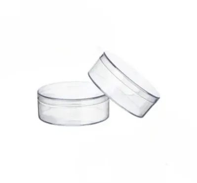 CAJA DE REGALO REDONDA TRANSPARENTE 6 CM X 3CM 6735049N