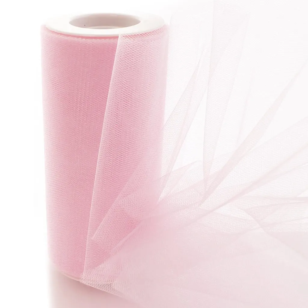 TUL ROSA PASTEL 5-3/4" 25yds 6666003N