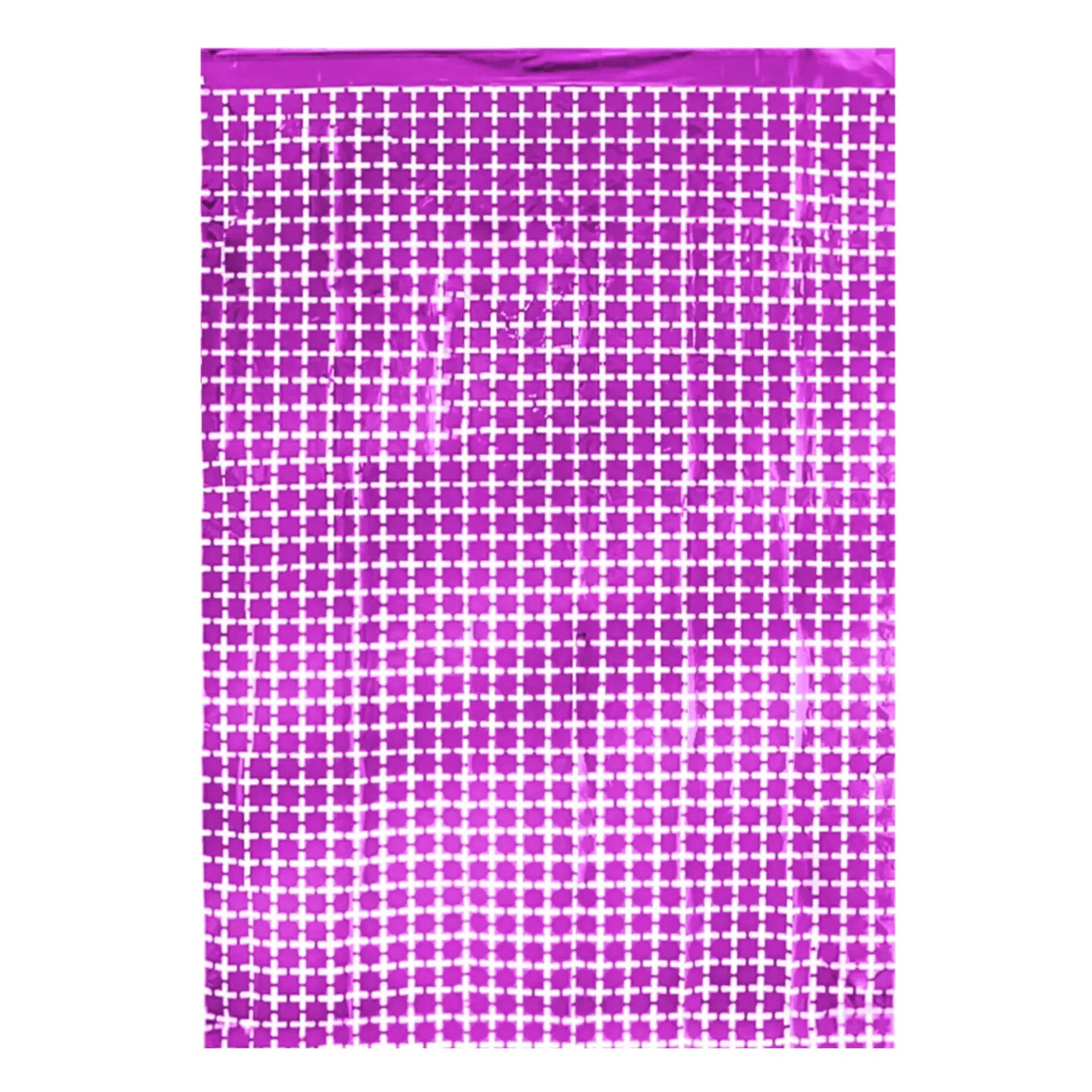 [155069] CORTINA METALICA CUADRO CHICO FUCSIA CIA-231D
