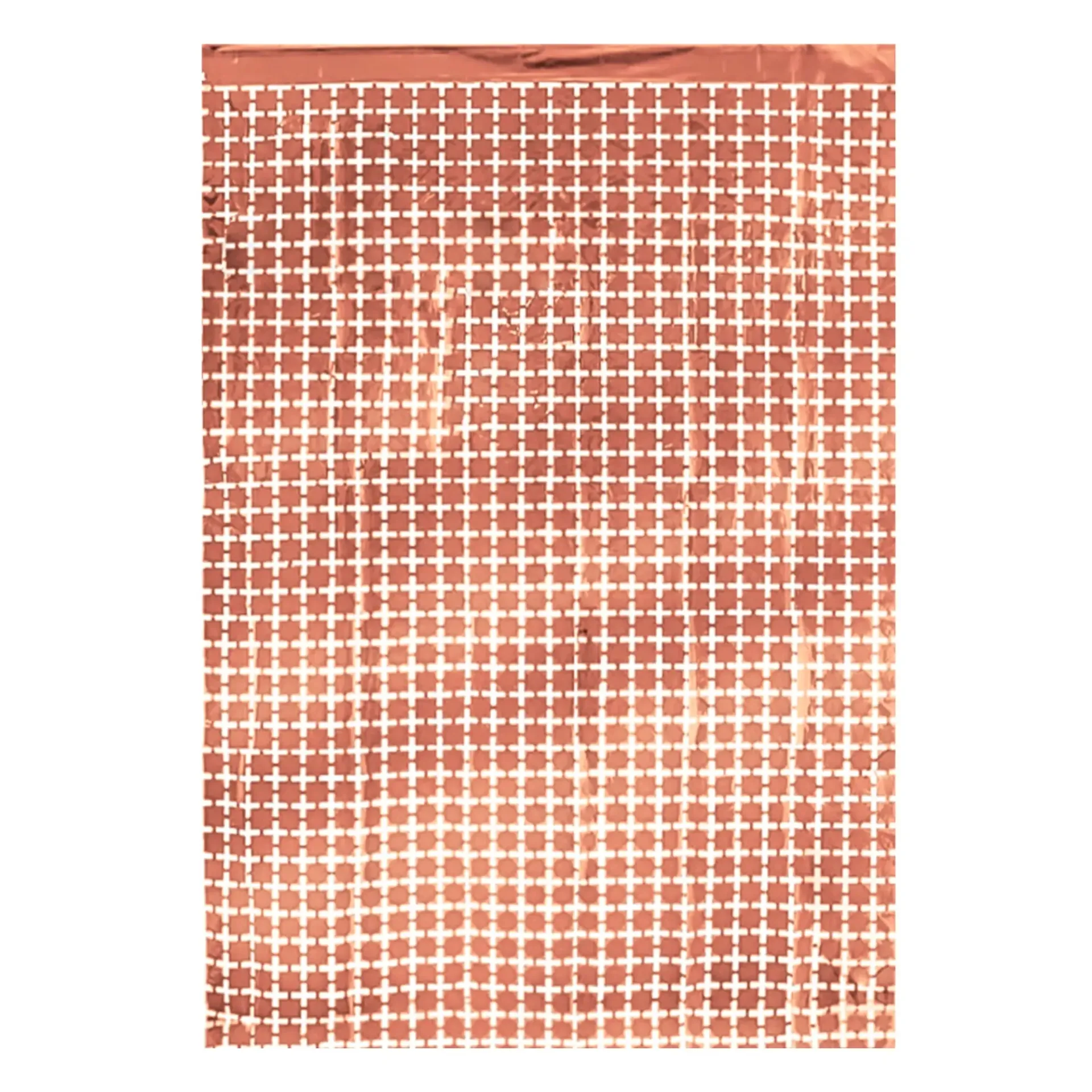 CORTINA METALICA CUADRO CHICO ROSE GOLD CIA-231D
