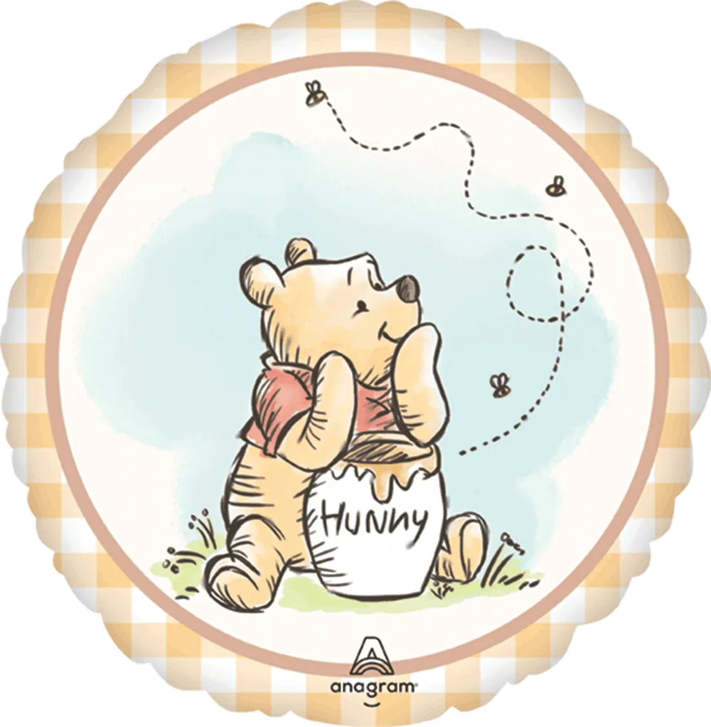 [026635484107] GLOBO METALICO WINNIE THE POOH 17" S-H 48410