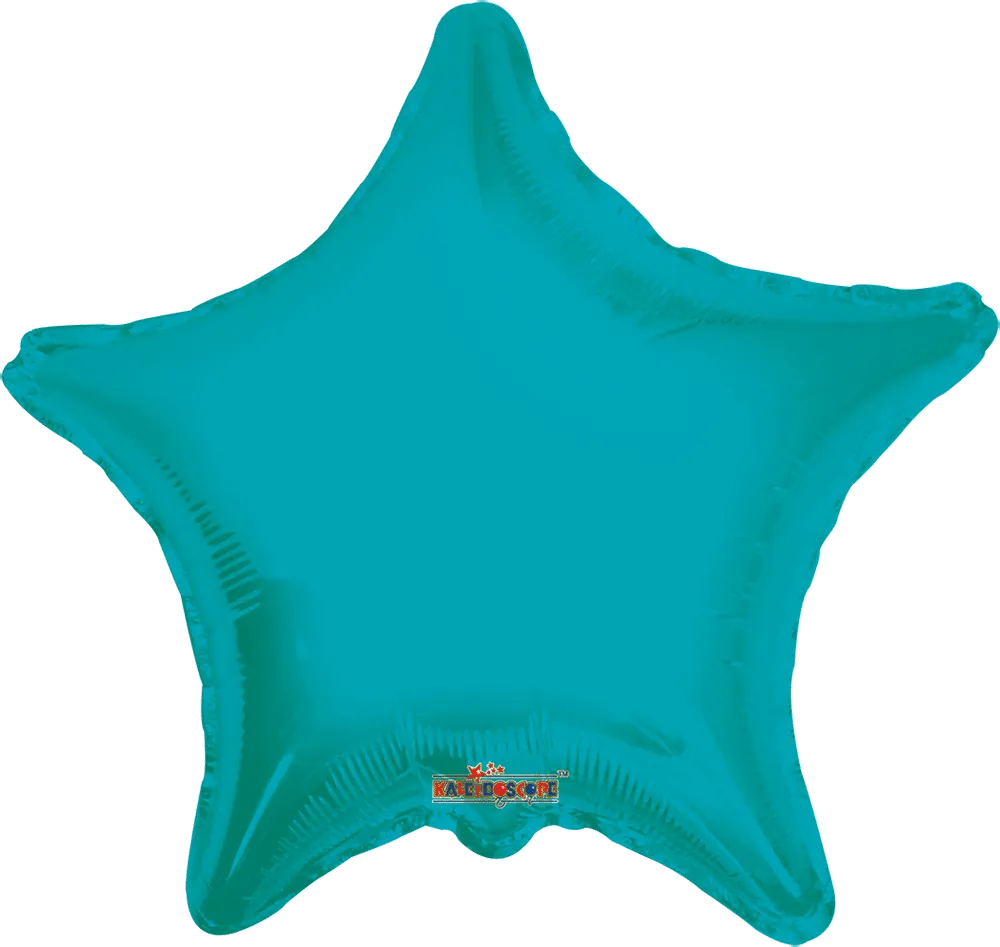 GLOBO MET. ESTRELLA TURQUESA 4" S-H 34230-04