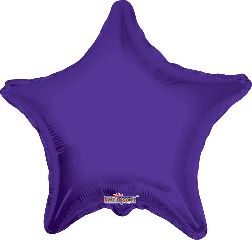 GLOBO MET. ESTRELLA MORADO 4" S-H 34023-04