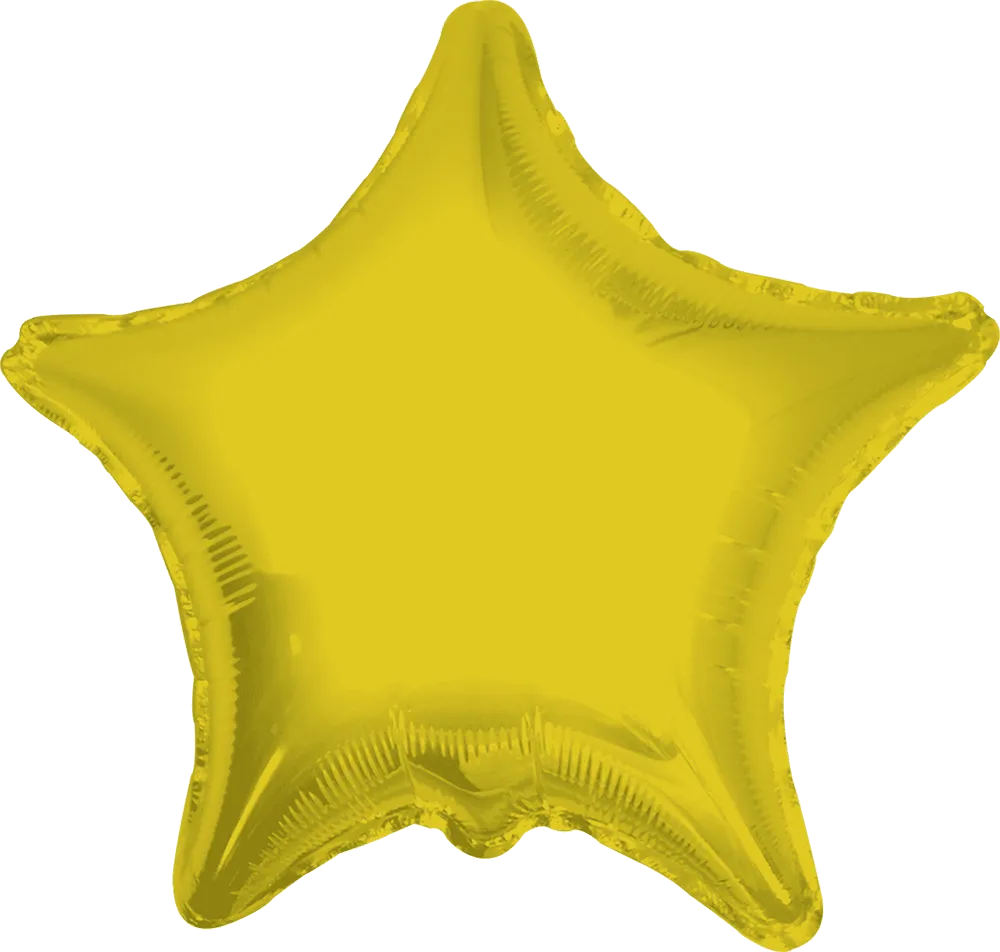 GLOBO MET. ESTRELLA DORADO 4" S-H 34014-04